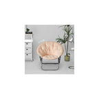 Urban Lifestyle Micromink Saucer Chair, Peach