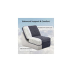 ENITYA Convertible Folding Sofa Bed with Supportive Foam Back Cushion
