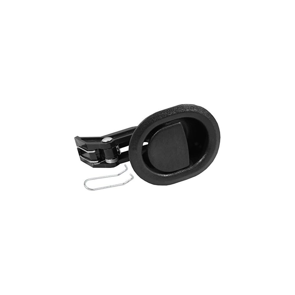 Reliable Recliner Replacement Parts Handle Small Oval Black Plastic Pull Recliner Handle 3" by 3.5" Handle Only Fits 3mm & 6mm Cables (Car Door Flapper Style) Chair Release for Sofa, Couch or Recliner