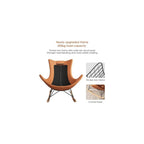 LSLYTQ Living Room Bedroom Rocking Chair Floating Chair Accent Chairs Upholstered Rocking Chair Relax Lounge Leisure Chair Sofa Chairs, with Solid Wood Base