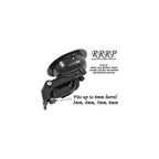 Reliable Recliner Replacement Parts Handle Small Oval Black Plastic Pull Recliner Handle 3" by 3.5" Handle Only Fits 3mm & 6mm Cables (Car Door Flapper Style) Chair Release for Sofa, Couch or Recliner