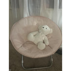 Urban Lifestyle Micromink Saucer Chair, Peach